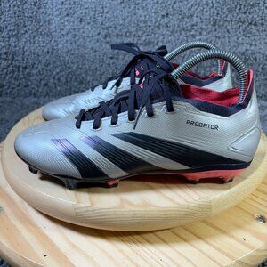 Adidas Predator League FG Football Soccer Cleats Mens Size 6.5 Platinum Sneakers